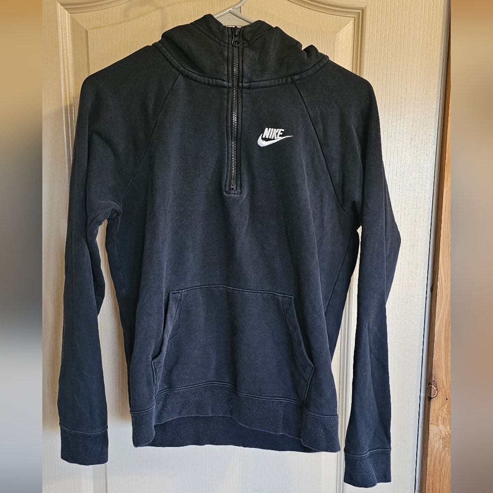 Nike Full Zip Hoodie XS Black & White